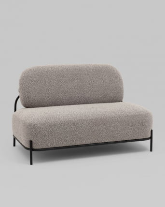 Диван Стоун new ткань букле серо-бежевый_0