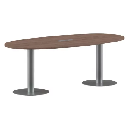 Конференц-стол на 6-8 человек IMAGO ПРГ-3 Ясень Шимо-алюминий_0