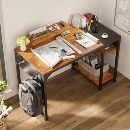 Компьютерный стол EUREKA ZX-SS120B-RBB Brown_6