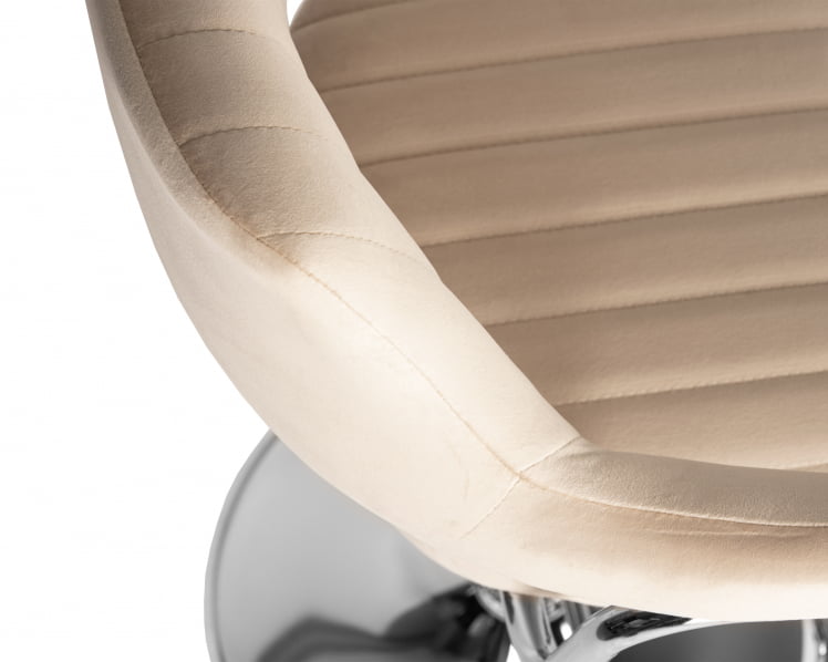 Стул барный DOBRIN CHARLY Бежевый велюр MJ9-10_7