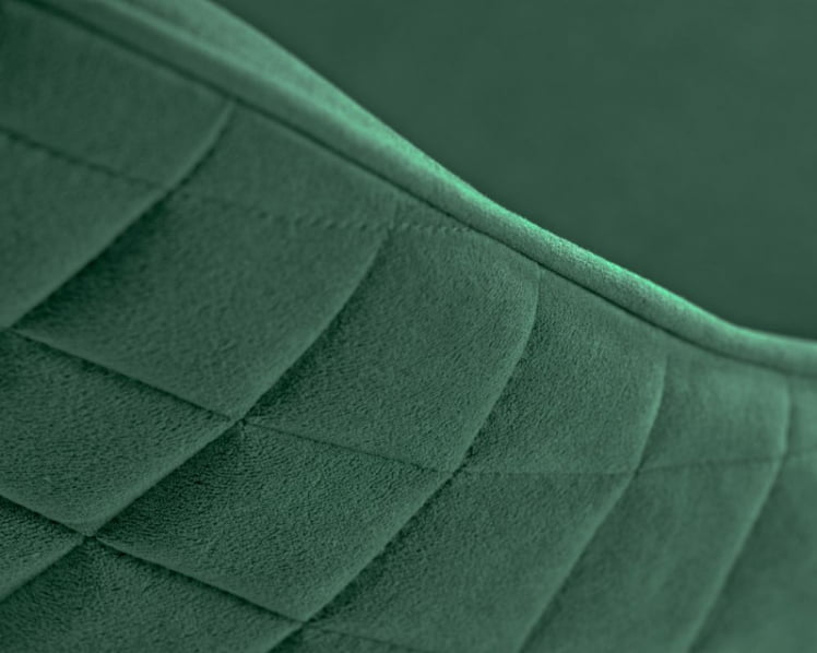 Стул обеденный DOBRIN STELLA (ЭМАЛЬ ЧЕРНЫЙ МУАР велюр Catania Izumrud)_7