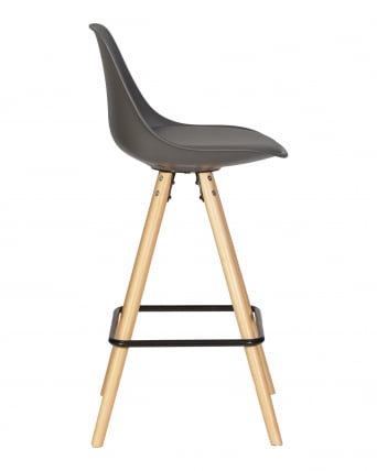 Стул полубарный DOBRIN RONNI Темно-серый GR-04_2