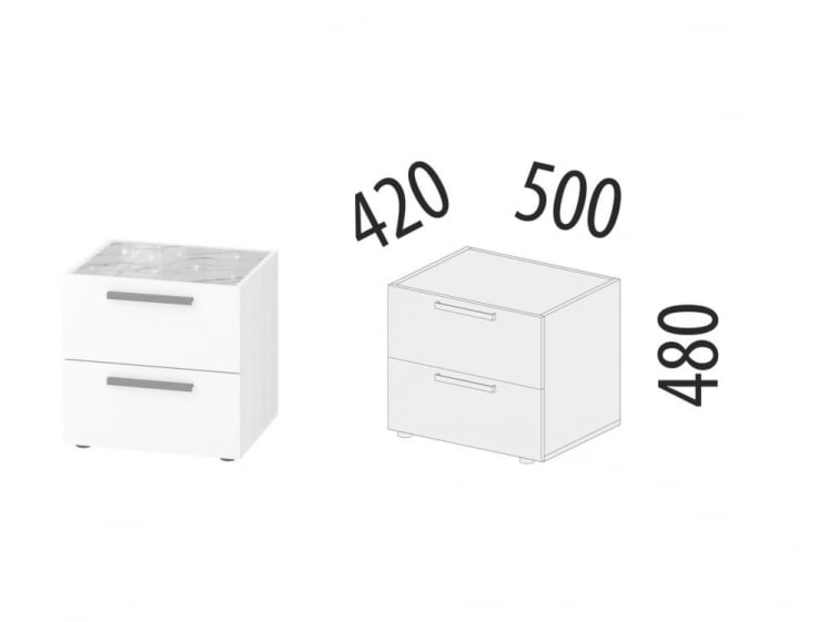 Тумба прикроватная Николь 901.07_4