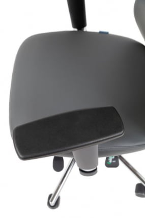 Офисное кресло CХАИРМАН 500 ЛЮКС (ЛУКС) ЭКО экокожа Серый / CHAIRMAN (LUX)_11