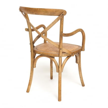 Стул с подлокотниками CРОСС (мод.CБ2008) дерево береза, 91х55х52см, Груша (№3) / CROSS (mod.CB2008)_1