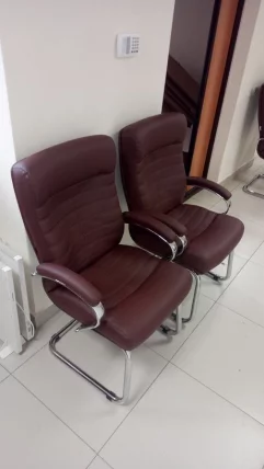 Кресло для посетителей Everprof Orion CF Экокожа Коричневый_8