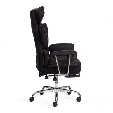 Кресло Комфй CР кож/зам, черный / Comfy CR_1