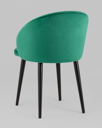 Стул с подлокотниками Брюссель велюр Зеленый_5