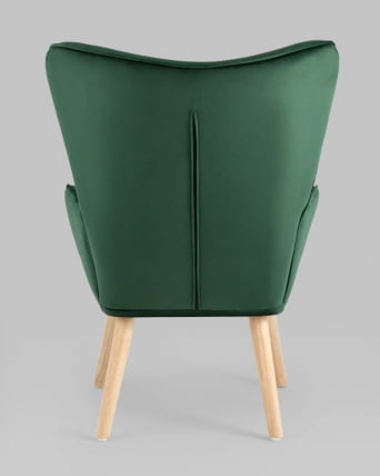 Кресло Хью велюр Темно-зеленый_5