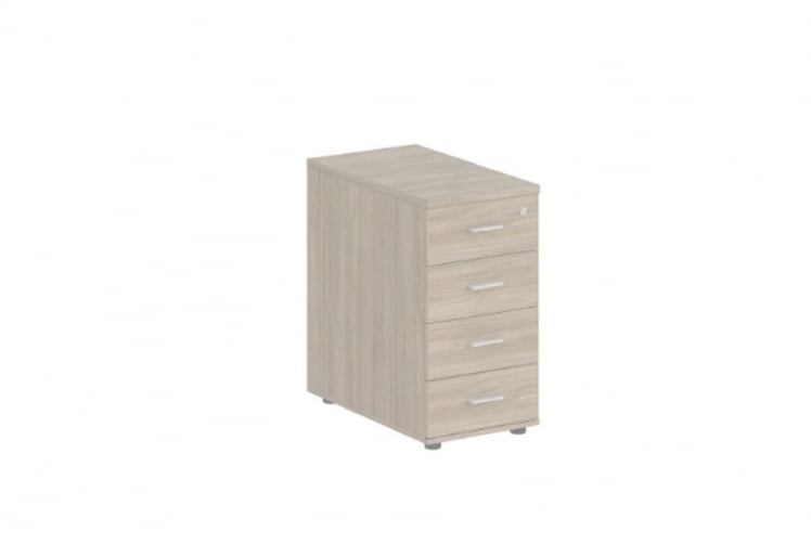 Тумба приставная с 4 ящиками Sigma SG.521.OD.OD Дуб темный_0