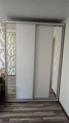 Шкаф-купе 2-х дверный Акцент-Вера КР 1600х600  Ясень шимо светлый_3