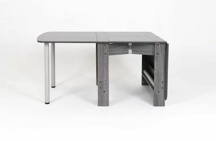 Стол-книжка раздвижной Оригами Ясень Анкор темный_4