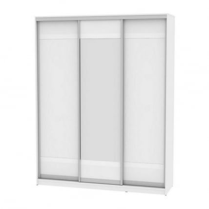 Шкаф-купе B-220х180х60-2(Белый-D9D10D9)_0