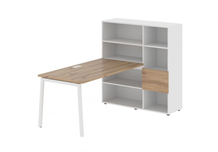 Рабочая станция ЕДИС ЕЛРСТ 1215 Дуб Денвер светлый Белый Белый / EDIS ELRST_0