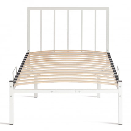 Кровать Bruno металл, 90*200 см, белый_4