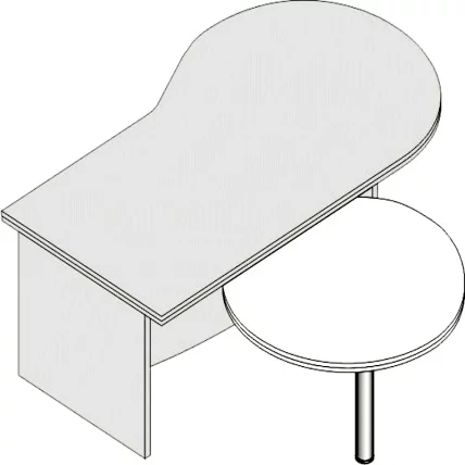 Конференц-приставка Л.Б-11р Орех_0