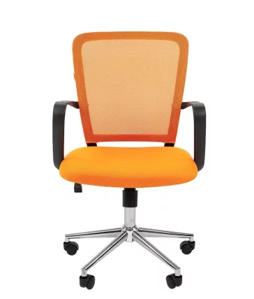 Кресло для оператора Chairman 698 chrome TW Оранжевое_1
