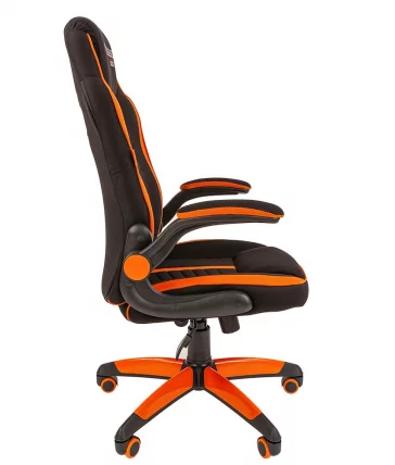 Кресло геймерское CХАИРМАН ГАМЕ 19 Оранжевый-черный / CHAIRMAN GAME_2