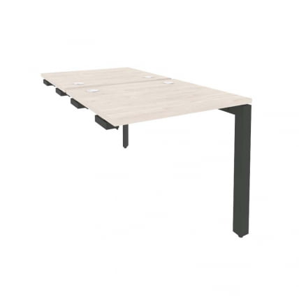 Стол-приставка двойной на П-образном м/к к опорным элем. ОНИКС О.МП-Д.СПР-0.7 Денвер Светлый/Антрацит / ONIX O.MP-D.SPR-0.7_0