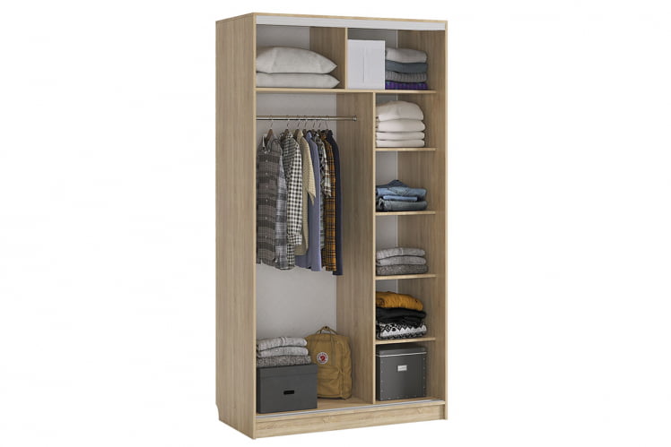 Шкаф-купе Рио 7-600 27 СК-04Р25 дуб сонома / SK-04R25_1