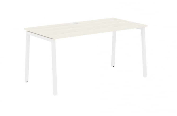 Стол письменный ЕДИС ЕЛСТ 1580 Ясень Траун Белый / EDIS ELST_0