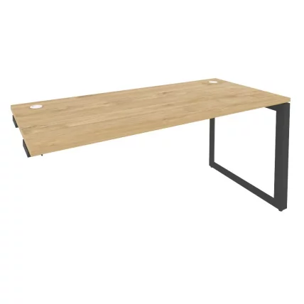 Стол-приставка на О-образном м/к к опорным элементам ONIX O.MO-SPR-4.7 Тиквуд Светлый/Антрацит_0