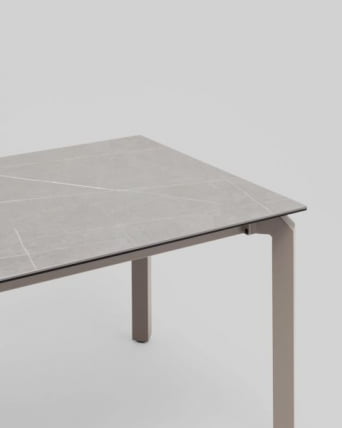 Стол обеденный Varden раскладной 160-220*90 см керамика серый_5