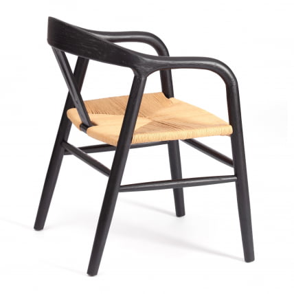 Стул ВАЛИ дерево вяз, черный, 50х46х77 см / VALI_2