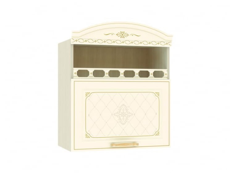 Шкаф над вытяжкой (с системой плавного закрывания) Милана 23.13.1 Сосна Астрид/Ваниль_0