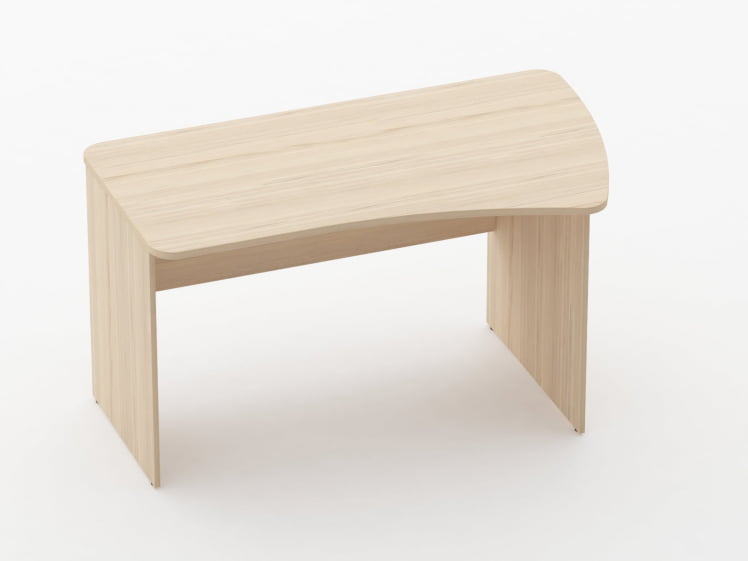 Стол эргономичный Glassy 1.12.14Пр Орех_0