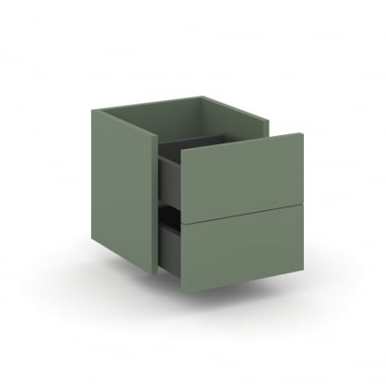 Вставка в надставку - два ящика+ЗС CONCEPT CN.NP-002 Кобо Антрацит_0