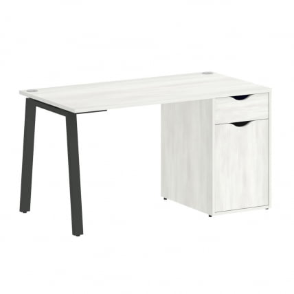 Стол письменный ХОМЕ ОФФИCЕ ВР.СП-3-138.1.А Снежная Платина/Антрацит металл / HOME OFFICE VR.SP-3-138.1.A_0