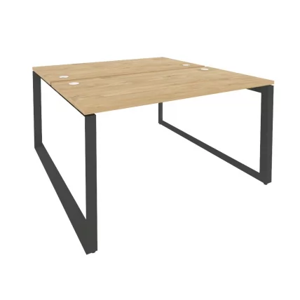 Рабочая станция на О-образном м/к ОНИКС О.МО-Д.РС-2.3.7 Тиквуд Светлый/Антрацит / ONIX O.MO-D.RS-2.3.7_0