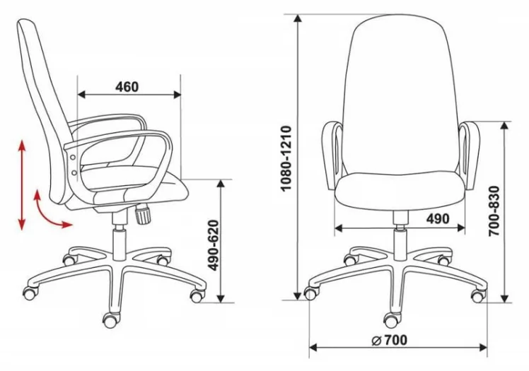 Кресло руководителя Бюрократ CH-808AXSN/GREEN_1