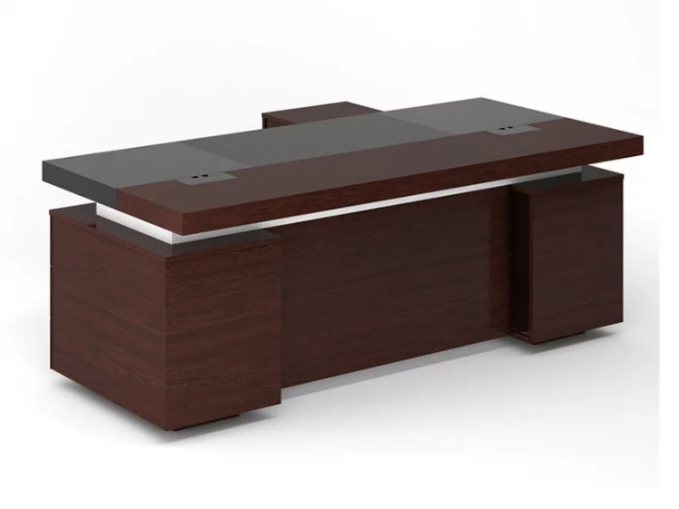 Стол письменный с тумбой и приставкой ЛВП19010104 Темный дуб / LVP19010104_0