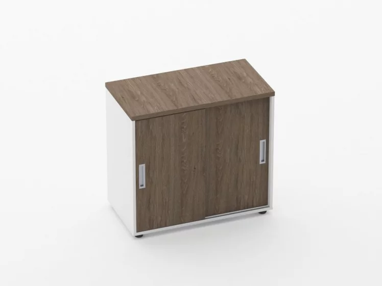 Тумба-купе Deka 9.02.08 Дуб Верцаска/Белый_0