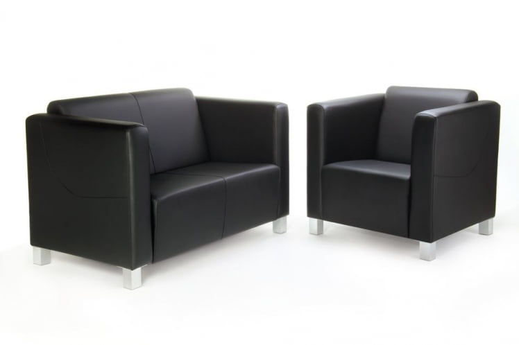 Диван трехместный Милано Комфорт Д3 Домус Блэк (черный) Категория 2_1