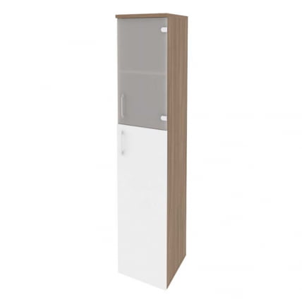 Шкаф высокий узкий правый ОНИКС О.СУ-1.7(Р) Дуб Аризона/Белый / ONIX O.SU-1.7(R)_0