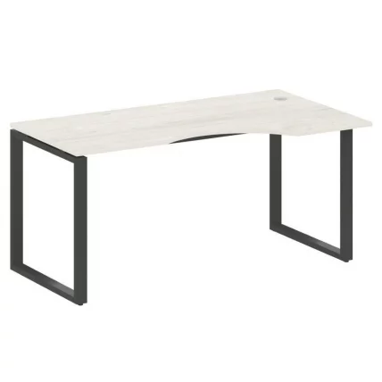 Стол криволинейный правый на О-образном м/к МЕТАЛ СЙСТЕМ БО.СА-1 Пр Наварра/Антрацит / METAL SYSTEM_0