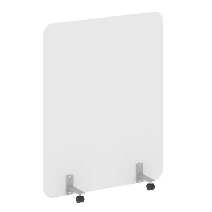 Перегородка на металлических опорах, на роликах R-line DP.R-120-150 Белый_0