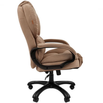 Кресло руководителя CHAIRMAN 434 HOME велюр Темно-бежевый_3