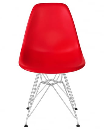 Стул обеденный ДОБРИН ДСР (ножки хром, цвет красный (Р-02)) 4 шт / DOBRIN DSR (R-02))_7