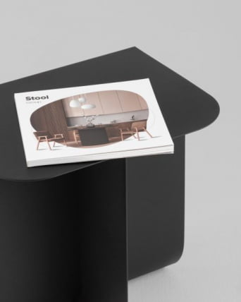 Журнальный столик Лауре металл черный / Laure_9