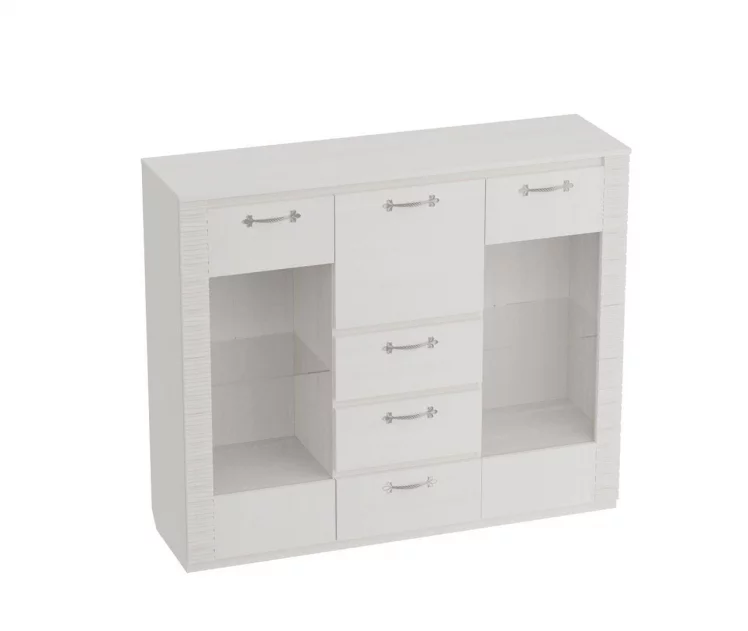 Комод с баром Элана Бодега белая_0