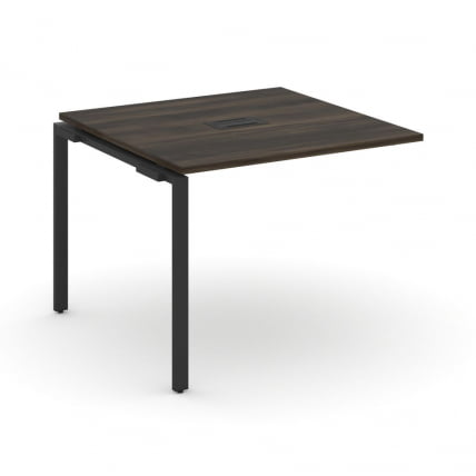 Проходной наборный элемент переговорного стола CONCEPT CN.NPRG-011 Дуб Мали Черный_0