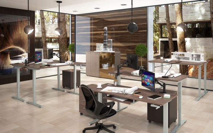 Комплект мебели для персонала Xten Up 01 Дуб Сонома_0