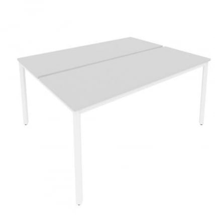 Рабочая станция на металлокаркасе SLIM SYSTEM С.СП-6.2 Серый-Белый_0