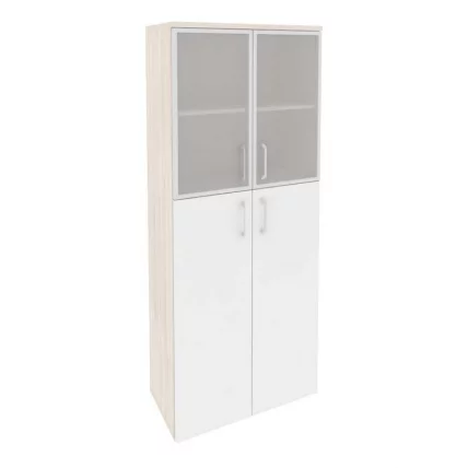 Шкаф высокий широкий ОНИКС О.СТ-1.7Р Денвер Светлый/Белый / ONIX O.ST-1.7R_0