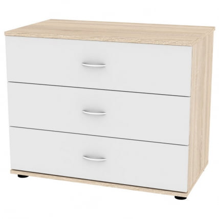 Комод Алиса(K4)657х801х459ручкаскоба96мм(ДСС-Белый)_0