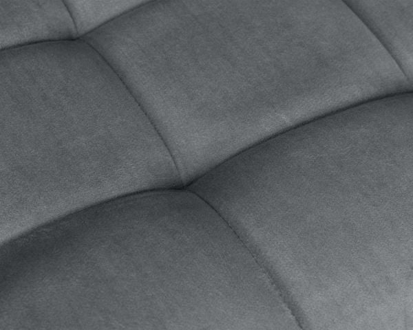 Стул барный ДОБРИН КРУГЕР АРМ БЛАCК (серый велюр (МДЖ9-75)) 2 шт / DOBRIN KRUGER ARM BLACK (MJ9-75))_8